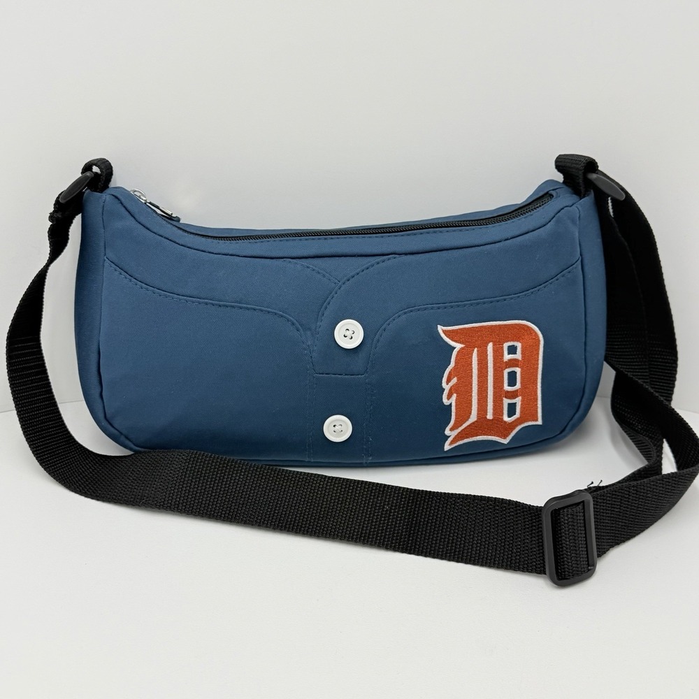 MLB Detroit Tigers Home Team Jersey Purse Bag  Crossbody Shoulder Strap